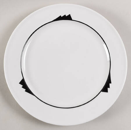Silhouette Black (Ameriwhite) by Homer Laughlin 