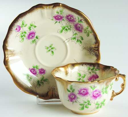 4390-3 Flat Cup & Saucer Set