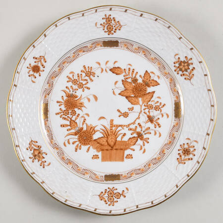 Indian Basket Rust (FH) Luncheon Plate