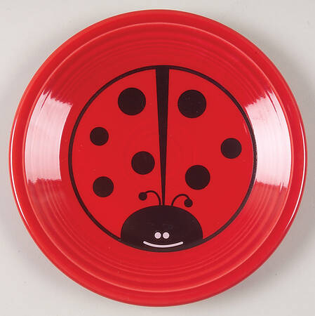 Fiesta Ladybug Salad Plate