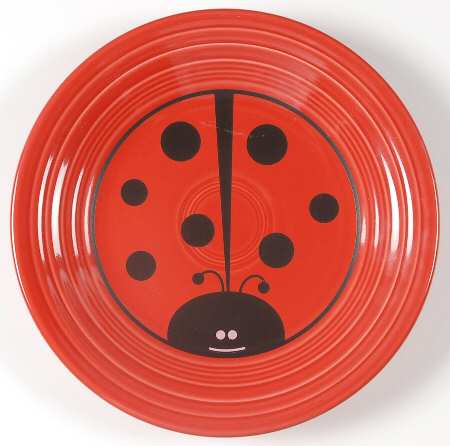 Fiesta Ladybug Luncheon Plate