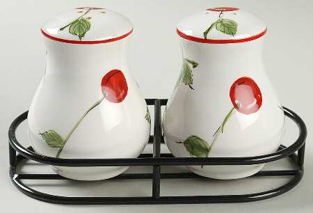 30063 Salt & Pepper w/Metal Stand