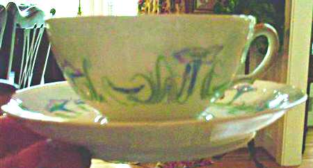 Schleiger 491-3 Flat Cup & Saucer Set