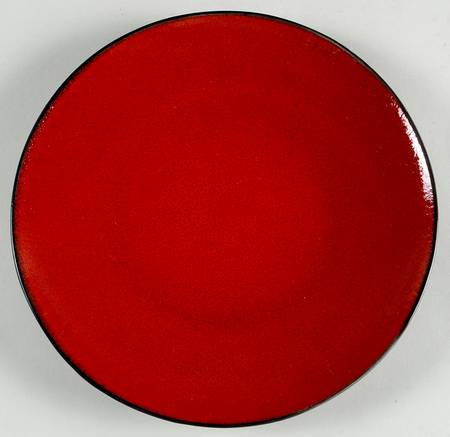 Red Solstice Salad Plate