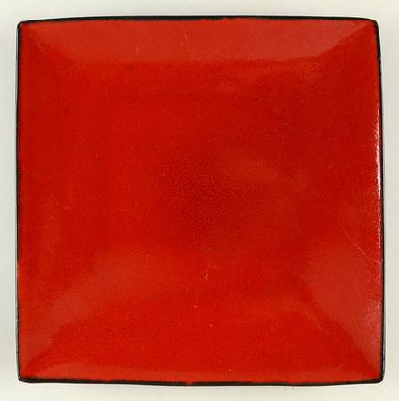 Red Solstice 11" Square Chop Plate