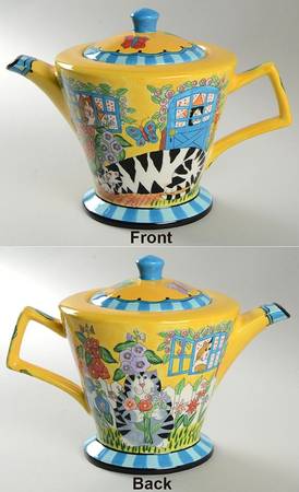 Catzilla Teapot & Lid
