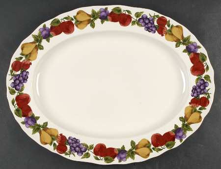 Age of Elegance 19" Oval Serving Platter