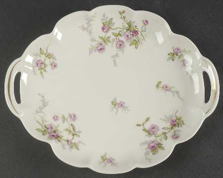 Sylvia White (Isle de France) 11" Oval Serving Platter