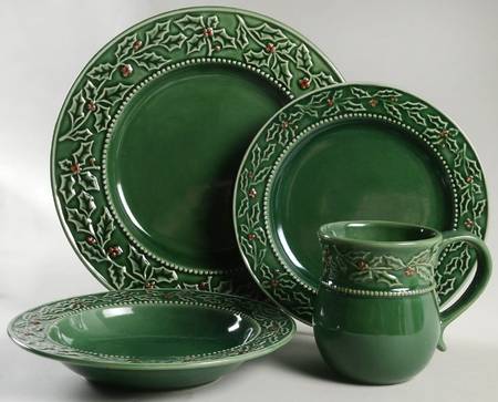 Christmas Berries 4 Piece Place Setting