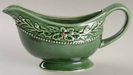 Christmas Berries Gravy Boat