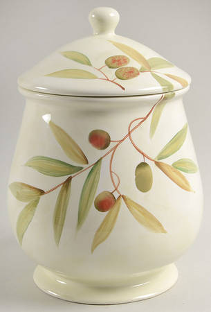 Nicoise Cookie Jar & Lid