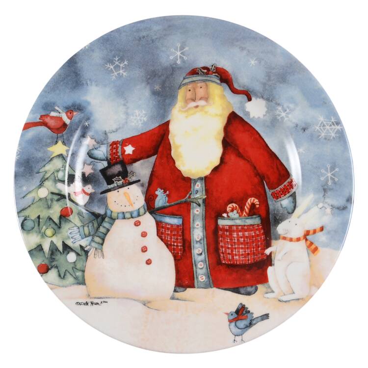 Santa Collection Salad Plate