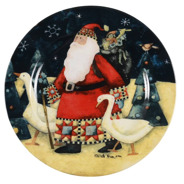 Santa Collection Salad Plate