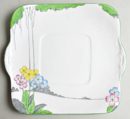 Lea, The Square Handled Cake Plate