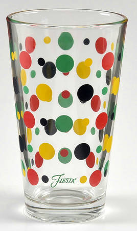 Fiestaware Coordinates 14 Oz Glassware Cooler