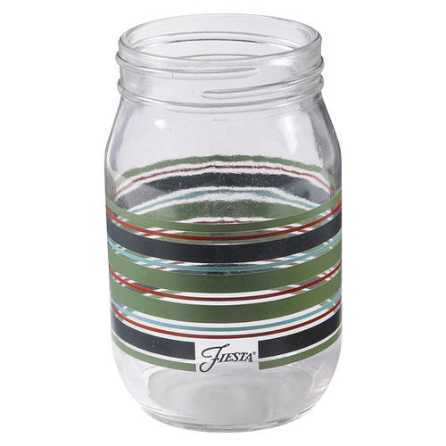 Fiestaware Coordinates Glassware Mason Jar Tumbler