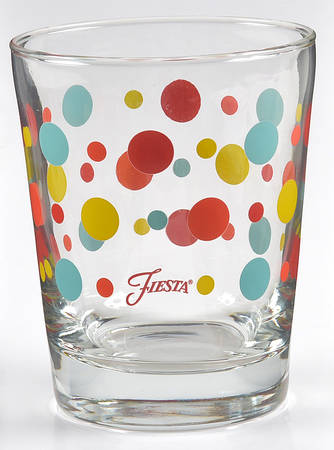 Fiestaware Coordinates 14 Oz Glassware Double Old Fashioned