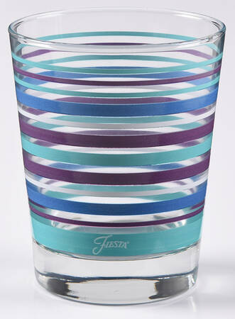 Fiestaware Coordinates 15 Oz Glass Double Old Fashioned