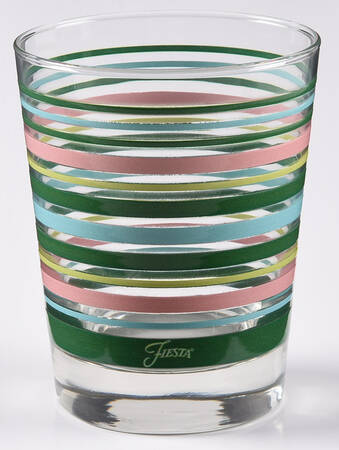 Fiestaware Coordinates 15 Oz Glass Double Old Fashioned