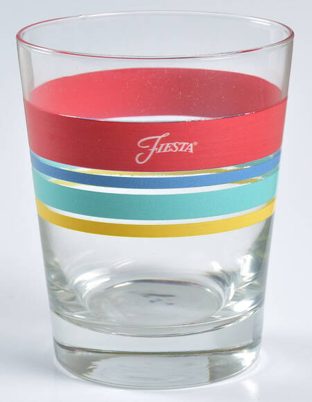 Fiestaware Coordinates 15 Oz Glass Double Old Fashioned