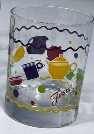 Fiestaware Coordinates 14 Oz Glassware Double Old Fashioned