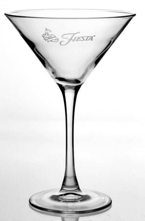 Fiestaware Coordinates Glassware Martini