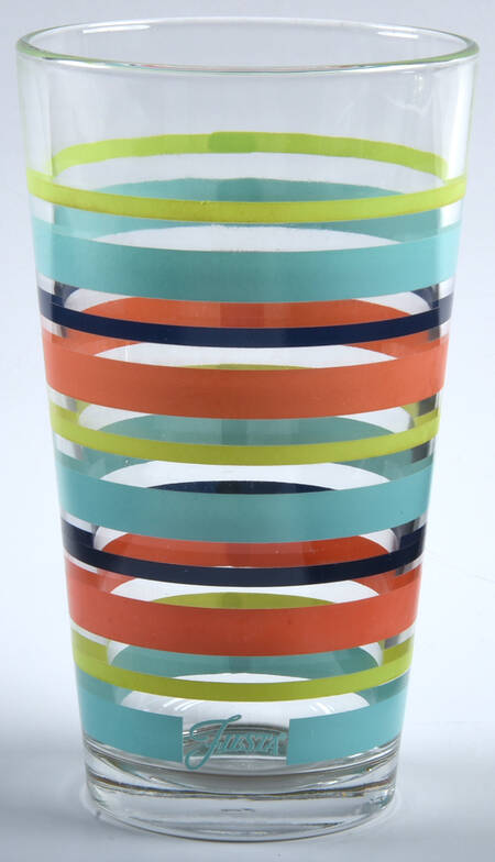 Fiestaware Coordinates 14 Oz Glassware Cooler