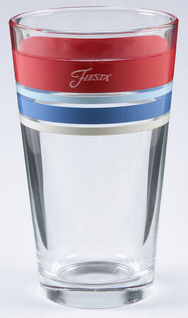 Fiestaware Coordinates 16 Oz Glassware Cooler