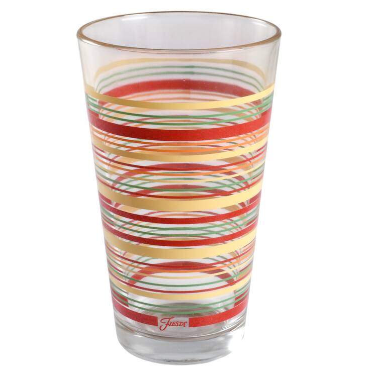 Fiestaware Coordinates 14 Oz Glassware Cooler