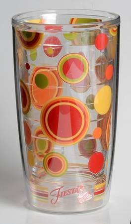 Fiestaware Coordinates 16 Oz Tervis Tumbler