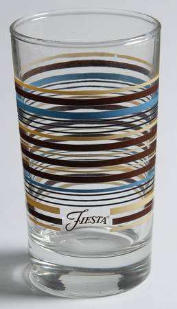 Fiestaware Coordinates 6 Oz Glassware Juice