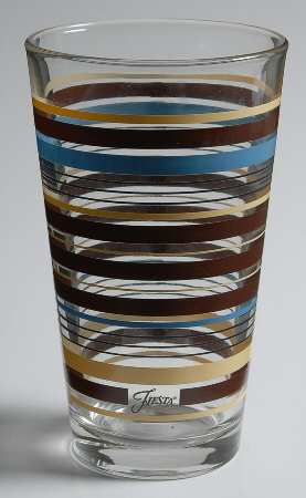 Fiestaware Coordinates 14 Oz Glassware Cooler