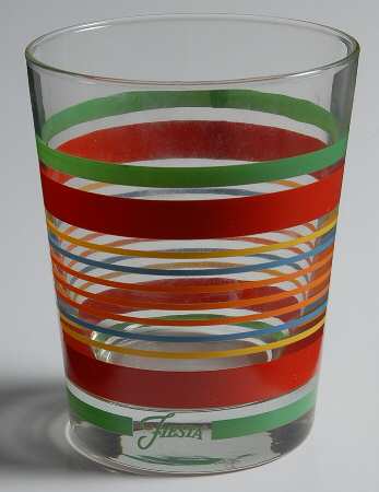 Fiestaware Coordinates 14 Oz Glassware Double Old Fashioned