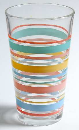 Fiestaware Coordinates 14 Oz Glassware Cooler