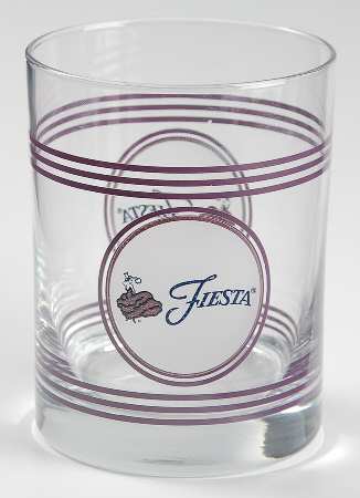 Fiestaware Coordinates 10 Oz Glassware Double Old Fashioned