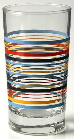 Fiestaware Coordinates 6 Oz Glassware Juice