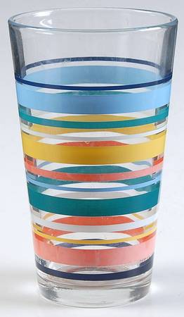 Fiestaware Coordinates 16 Oz Glassware Cooler