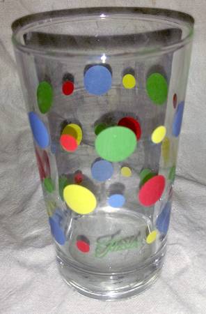 Fiestaware Coordinates 6 Oz Glassware Juice