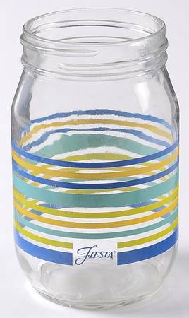 Fiestaware Coordinates Glassware Mason Jar Tumbler