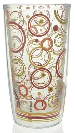 Fiestaware Coordinates 16 Oz Tervis Tumbler