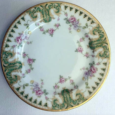 H3531 Green Bread & Butter Plate