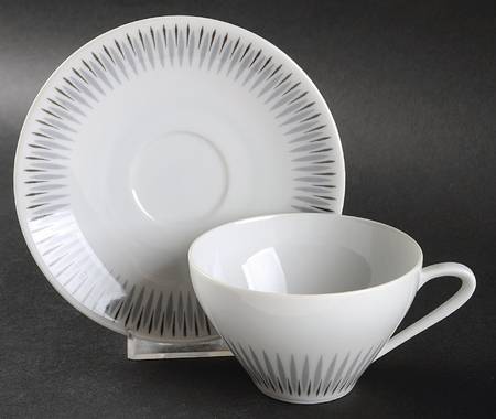 Cavalier Flat Cup & Saucer Set