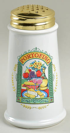 Portofino Cheese Shaker with Metal Lid
