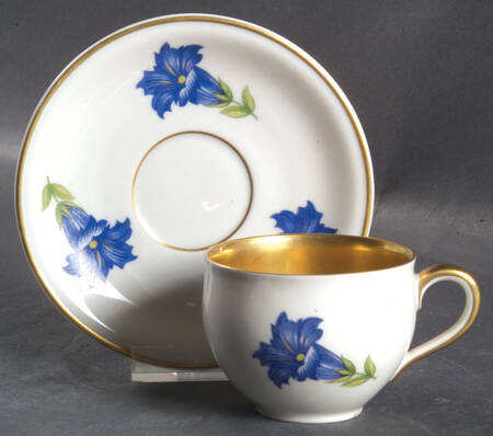 HUT1689 Flat Demitasse Cup & Saucer Set