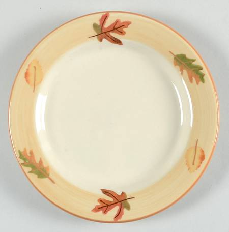 Autumn Leaves Salad/Dessert Plate