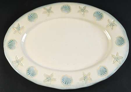 Shoreline 18" Oval Serving Platter