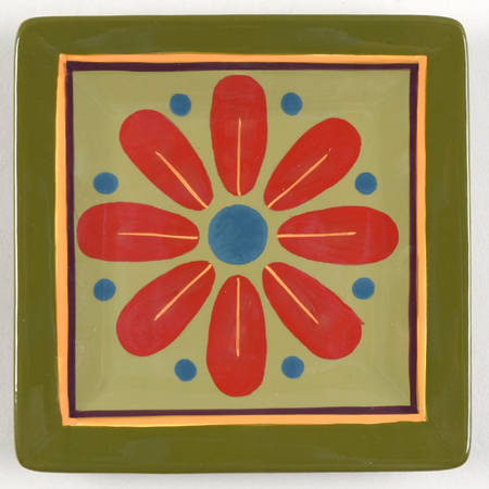 Baja Square Appetizer Plate