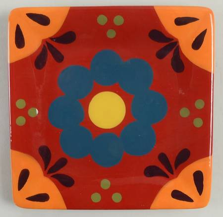 Baja Square Appetizer Plate