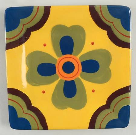 Baja Square Appetizer Plate