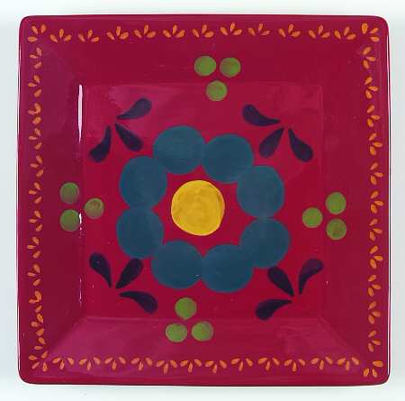 Baja Square Salad Plate